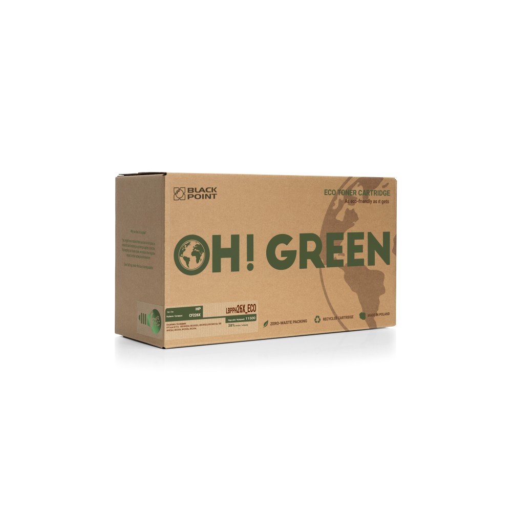 Zamiennik HP CF226X Toner OH! Green LBPPH26X_ECO